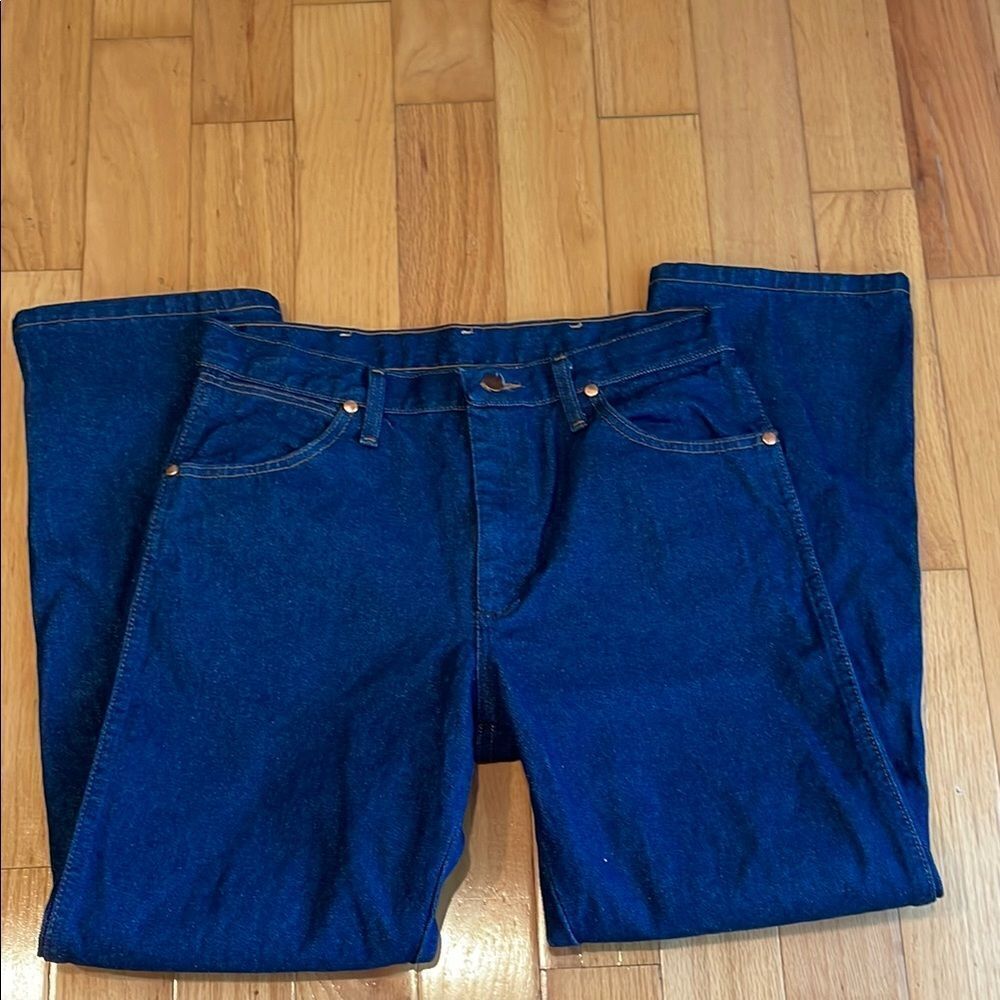 Wrangler Men's Blue Jeans - Picture 2 of 6